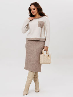 Костюм Galean Style 993 коричневый