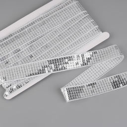 Лента декоративная с квадратными пайетками, 2.5 см, 9±0.5 м, цвет серебряный