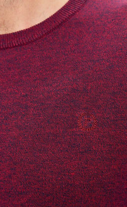 Джемпер F121-15-812 bordo melange - Fine joyce фото 8
