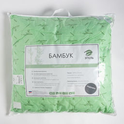 Подушка Этель , подстёжка бамбук, 70х70 см, тик  фото 3