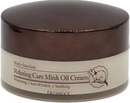DEOPROCE RELAXING CARE MINK OIL CREAM Антивозрастной успокаивающий крем для лица с жиром норки фото 2