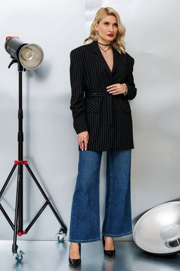 Жакет KOKOdea 7.33 черный+полоска фото 8