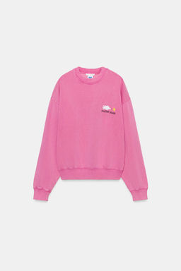 SUDADERA EFECTO LAVADO ESTAMPADO AGUSTINA SHUAN / Rosa - Zara фото 4