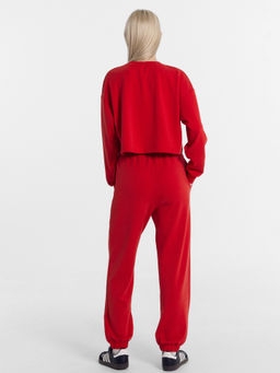 Комплект женский (джемпер, брюки) в красном цвете красный 192543 - Mark formelle фото 3