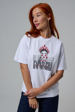 8580 футболка оверсайз женская - Натали фото 16