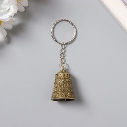 Цена за 12 шт. Брелок металл "Колокольчик" 3,2х2х2 см