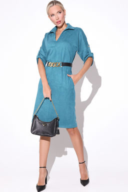 Платье Беатрис (бирюза) - Эльза фото 2