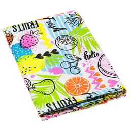 Скатерть 120х145см ФрешФут б/з, длина стола до 105см, на 4 персоны, рогожка (хлопок 100%) 171г/м2, упаковка классическая, пакет ПВХ 28х41см, Домашняя мода (Россия)  фото 4