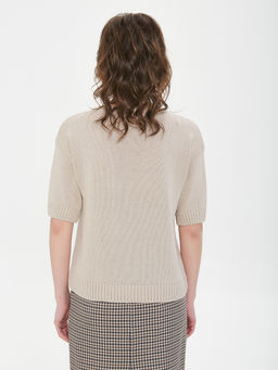 Блузка вязаная