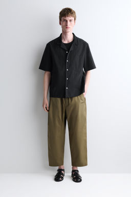 CAMISA DE ALGOD?N CON CUELLO ABIERTO - H&m фото 4