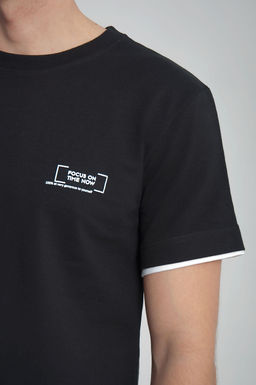 Арт. 63608 Комплект с шортами мужской 48-56 (5 шт) Цвет:верх-черный,низ-черный - Идеал фото 5