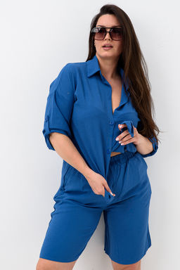 Комплект женский (рубашка+шорты) 52523