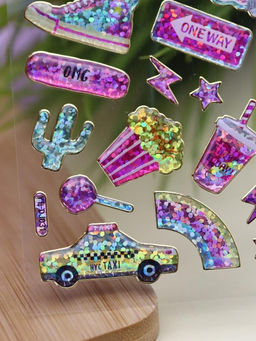 Наклейки объемные "Shiny dog" (20,5*9 см)