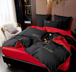 КПБ Candies однотонный с вышивкой CANOV028 Евро