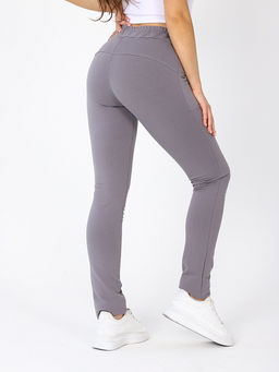 Спортивные брюки женские футер 2-нитка цвет Серый - Амавес-текстиль фото 9