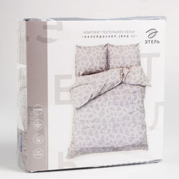 Постельное бельё Этель Дуэт Калейдоскоп (вид1) 143х215 см-2шт, 220х240 см, 70х70 см-2шт, 100% хлопок, поплин  фото 5