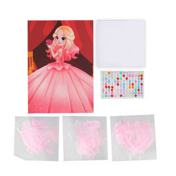 Аппликация перьями Милая принцесса 14,8х21 см - Школа талантов фото 2