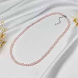 Бусы из Розового кварца 55 см +