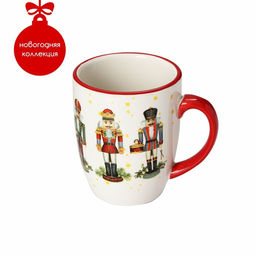 Кружка Доляна Щелкунчик, 330 мл, цвет белый