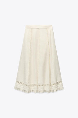 ZW COLLECTION CROCHET SKIRT - Zara фото 7