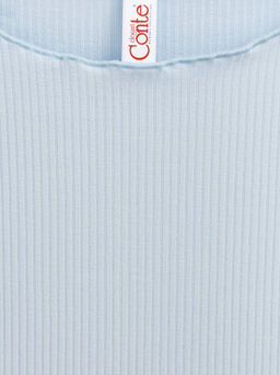 CONTE Джемпер в рубчик из премиальной вискозы LD 1164 light blue - Conte elegant фото 4