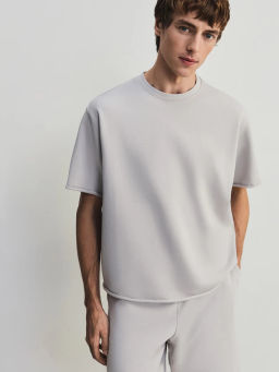 Футболка с необработанными краями ZR2605043406-30 / Zarina