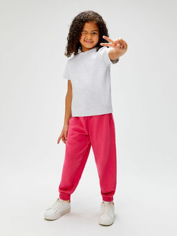 ACOOLA / Футболка детская для девочек Hart серый меланж  фото 2