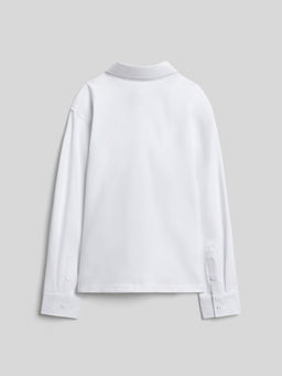 ACOOLA / Сорочка верхняя детская для мальчиков Ollie белый  фото 2