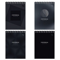 Блокнот А6 40л. на гребне "Монохром" ("BG", Б6гр40 58697)