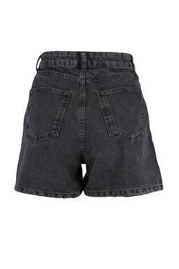 TRENDYOLMILLA Mavi More Sustainable Pileli Yuksek Bel Denim Sort TWOSS20SR0129  фото 8