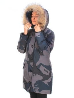AH2580 Camouflage Куртка зимняя женская CANADA GOOSE (200 гр. био-пух) - Fashion фото 11