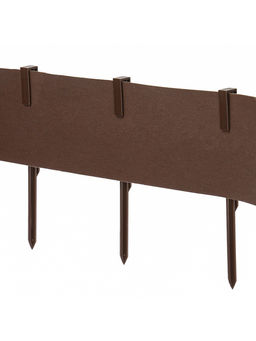 Колышки для бордюрной ленты, h=40 см, набор 10 шт., коричневый, Greengo фото 3