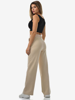 Брюки из футера. М-530  ТОПЛЁНОЕ МОЛОКО - А+б коллекция фото 7