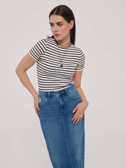 CONTE LD 2642 Футболка женская white-black - Conte elegant фото 3