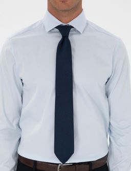 A__k Mavi Slim Fit Uzun Kollu G_mlek - Pierre cardin фото 6