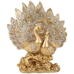 ФИГУРКА ПАВЛИНЫ 17*8*19 СМ. СЕРИЯ МАХАРАДЖИ