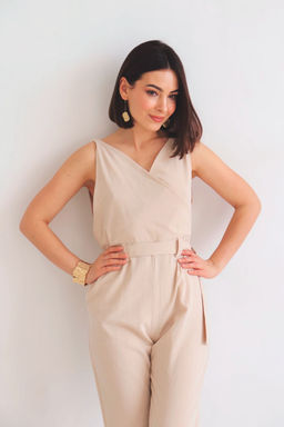 Martichelli Комбинезон хлопковый бежевый  фото 12