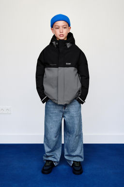 WATER-REPELLENT COLOUR BLOCK JACKET - Zara фото 11