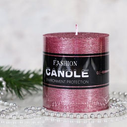 Свеча столбик 7х7,5 см / ZD-091 /уп 72/ - Галеонтрейд фото 7