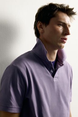 POLO PIQU? REGULAR FIT LAVADO / Violeta - Zara фото 6
