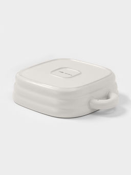 Форма для запекания Доляна Зефир, 1.5 л, 21?21 см, квадратная, керамика, белая