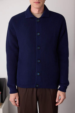 Lacivert Regular Polo Yaka Duz H?rka TMNAW26HI00001 - Trendyolmilla фото 3