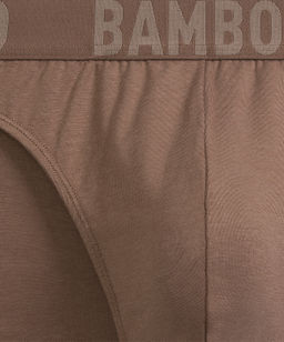 ATLANTIC 3MP-199 Трусы спорт Bamboo - набор 3 шт. светлый хаки + черный + бежевый  фото 6