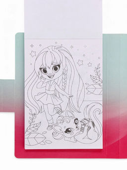 Подарочный набор в открытке 8 марта!, отрывной блок с заданиями и карандаши