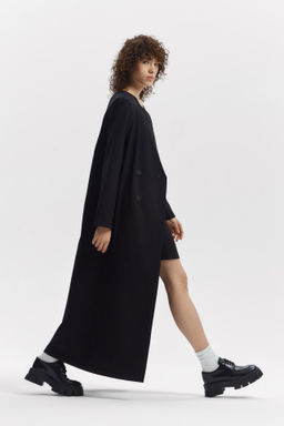 Плащ двубортный без воротника - Mollis фото 2