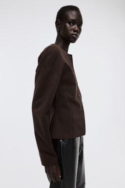 Blazer efecto neopreno sin cuello - H&m фото 7