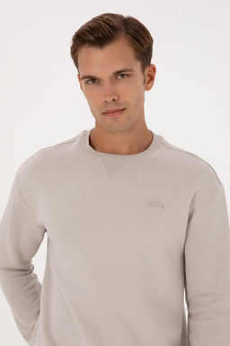 Erkek Ta_ Basic Sweatshirt