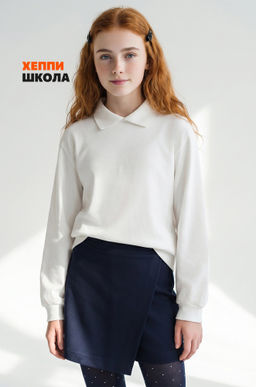 Лонгслив для девочки Happyfox