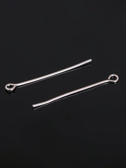 Штифт с петлёй СМ-1083, 3 см, 100 г, цвет серебро