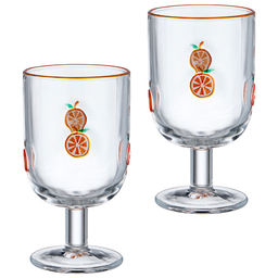Набор бокалов для вина "Fruity orange" из 2 шт. 350 мл 685-136